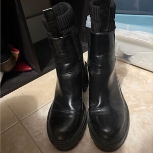 Zara platform boots